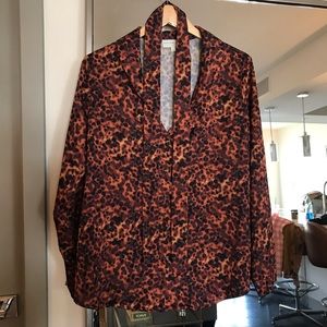 Never Fully Dressed Chester Blouse In Tortoise